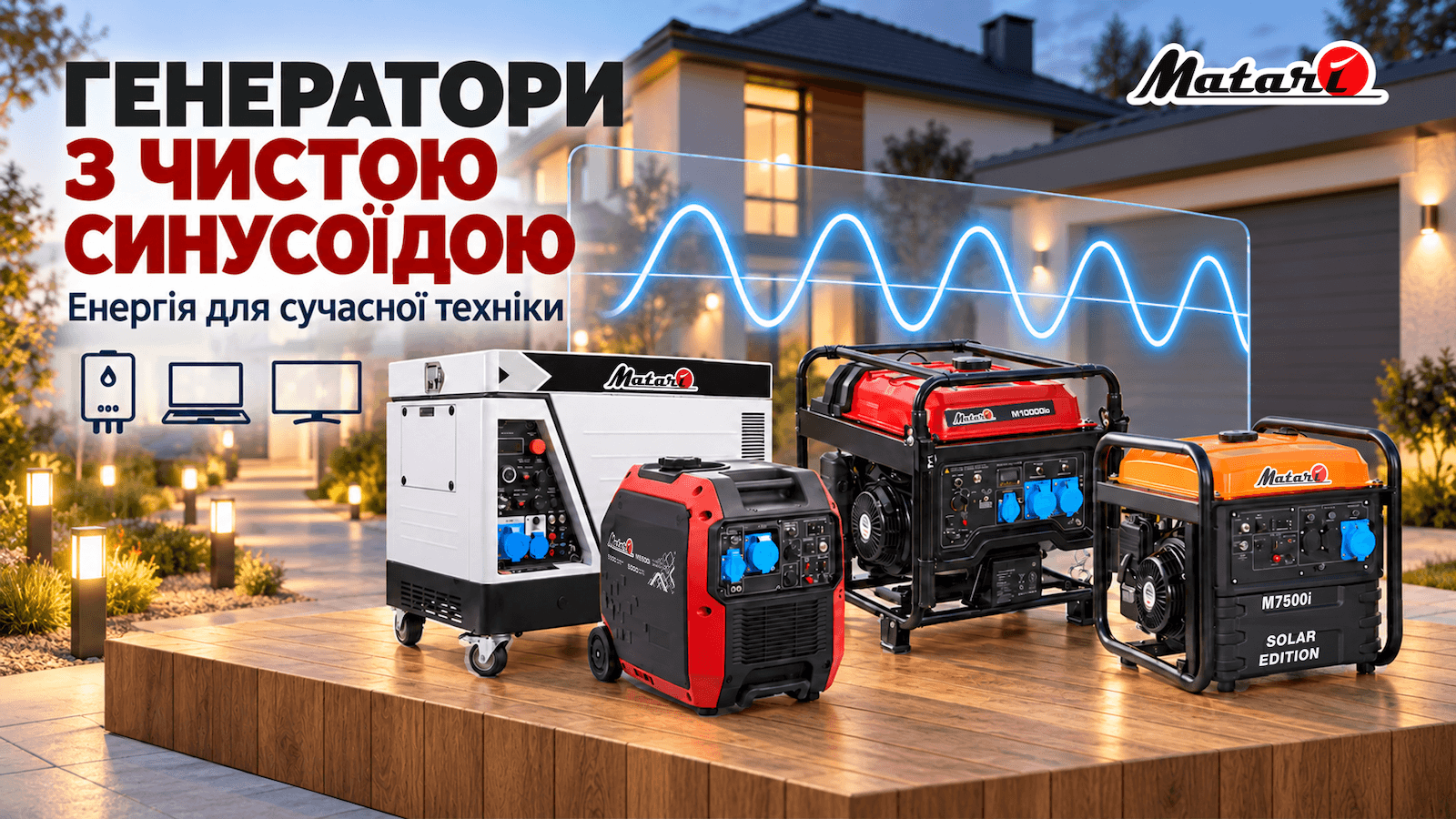 Генератори для чутливої техніки