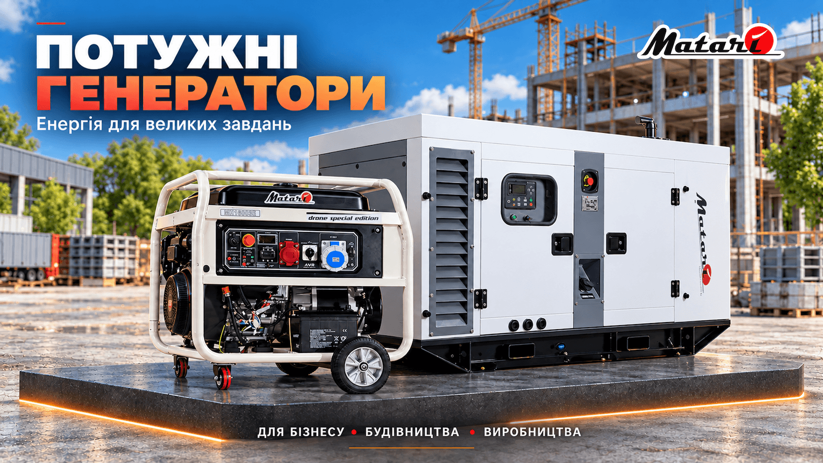 Генератори високої потужності